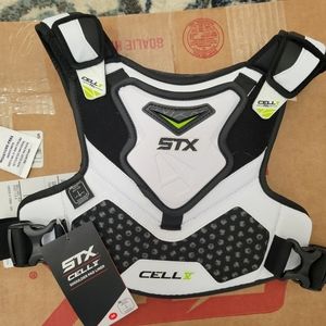 Cell V lacrosse chest pads size Medium NWT